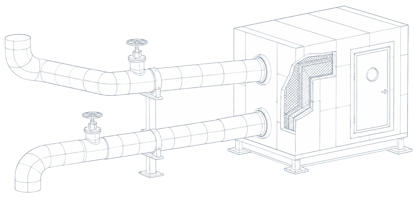 Hot & Cold Insulation Illustration